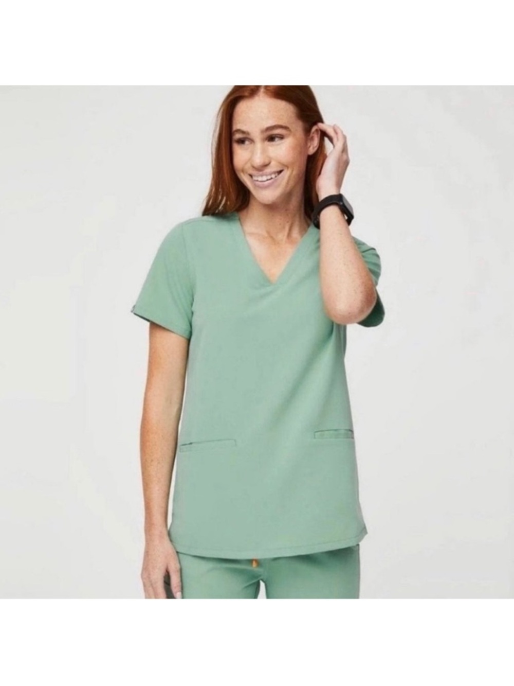 Figs Jade Scrub Set Size Small